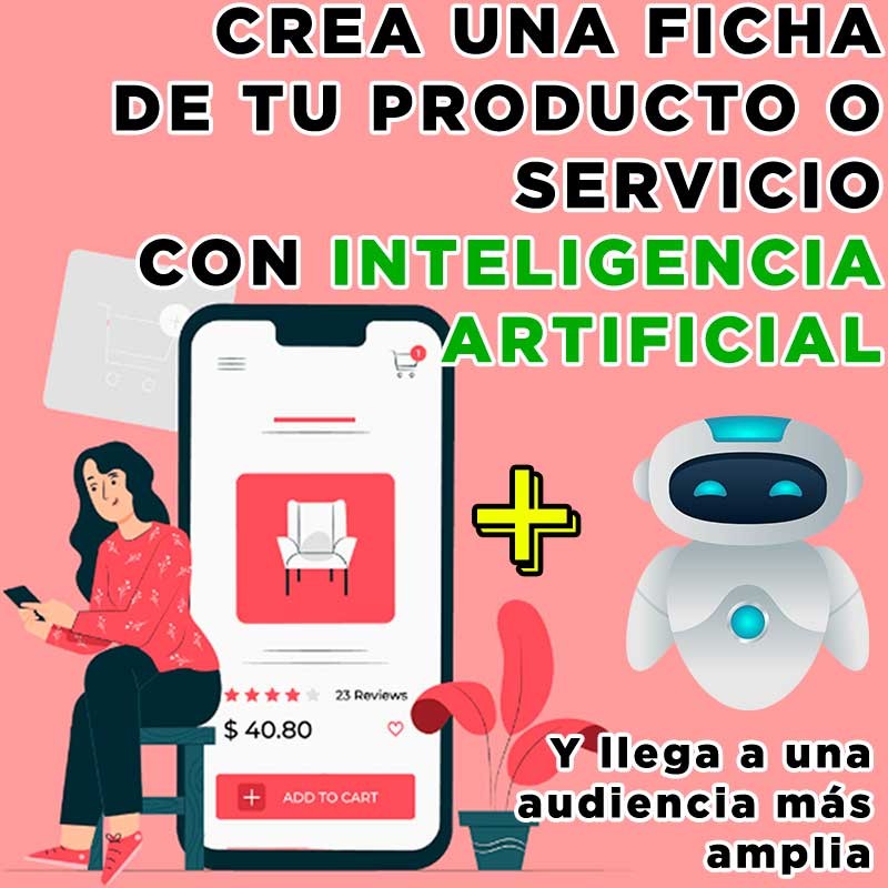 ficha de producto ecommerce con inteligencia artificial